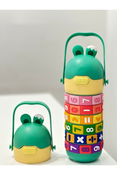 CNSZ Water Bottle with Spare Lid - Double-Layered 12-Hour Insulated Water Bottle - Vacuum-Sealed - Thermal - Leak-Proof