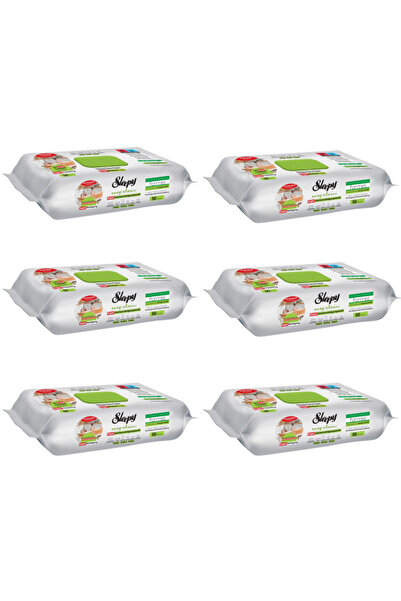 Sleepy PACHET PROMO - 6 x Șervețele umede de curățare bucătărie cu ulei de be...