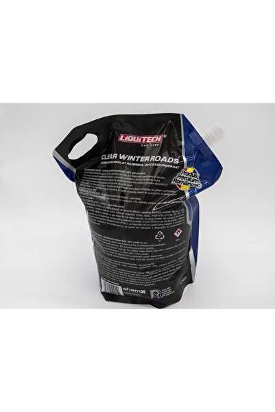 Liquitech Winter windshield washer fluid 4L, CLEAR WINTER ROADS, Methanol-free, -20 degrees, does not attack glass