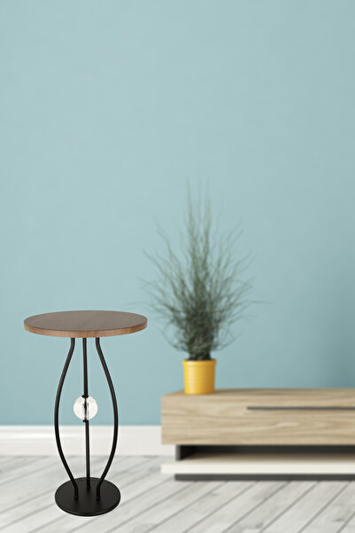 Begüsa Silona Sehpa Siyah Ceviz Ahşap