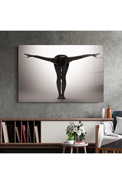 Arthub Glass Painting, Bedroom and Living Room, Silhouettes, Hands Apart