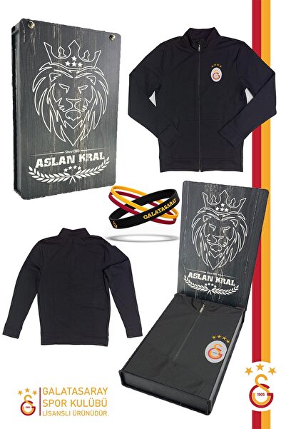 Galatasaray Originalni licencirani set narukvica sa crnim rolkama, poklon drv...