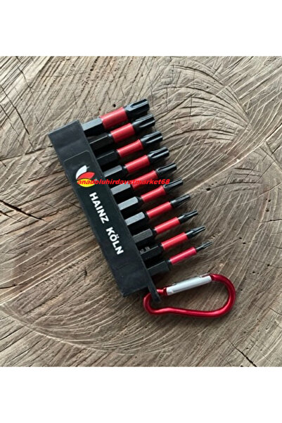 Koln HNZ KÖLN MIKNATISLI TORK UÇ SETİ TORK UÇ TAKIMI T6MM DEN T40 KADAR 10PCS
