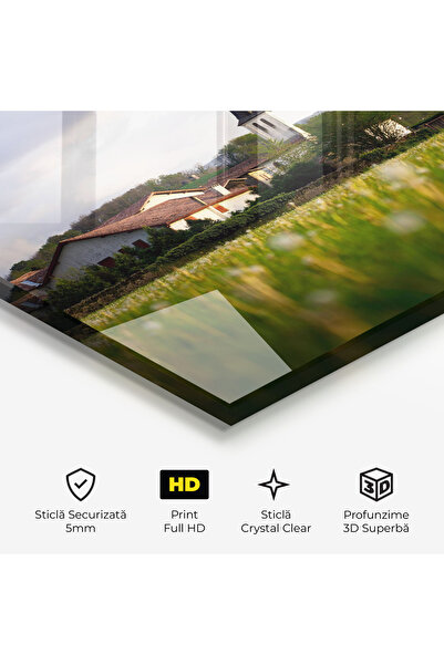 Arthub Glass Painting, Bedroom and Living Room, Rural, Land Church