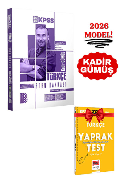 Yargı Yayınları Benim Hocam Yayınları Kadir Gümüş 2026 KPSS Türkçe Soru Bankası