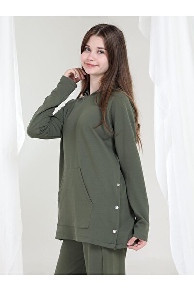 Giyinse Lilya Girl's Tunic Set Green