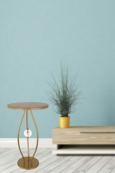 Begüsa Silona Sehpa Eskitme Ceviz Ahşap