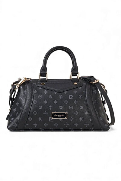 Pierre Cardin Monogram Black Women's Handbag 05Pc25K10367-Mn