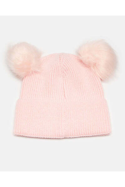 REDTAG Women Pink Embellished Knitted Cap