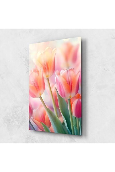Arthub Tablou Sticla,Dormitor si Living, Lalele, Dreamy Tulips