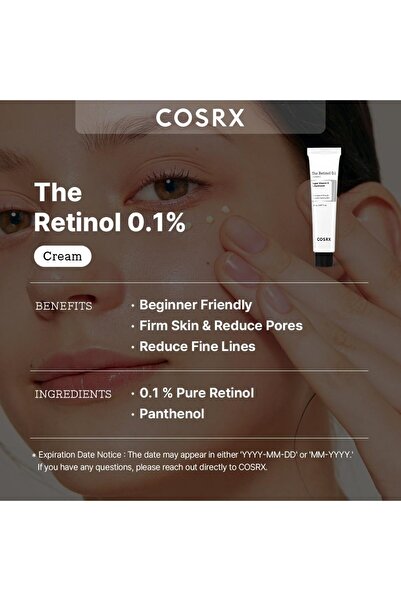 Cosrx Retinol The Retinol 0.1 Cream 20ml