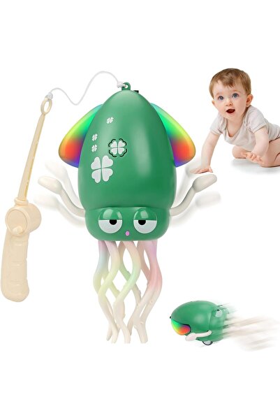 SKY TOUCH SKY-TOUCH Electric Dancing Octopus Toy, Rechargeable with LED Lights & Music
