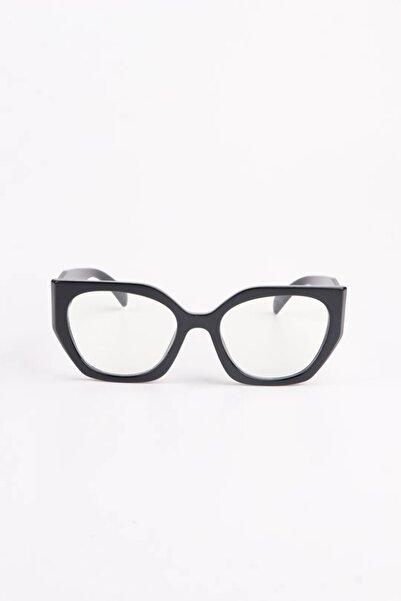 BirYıldızOl Blue Light Protection Cat Eye Oversized Thick Frame Glasses