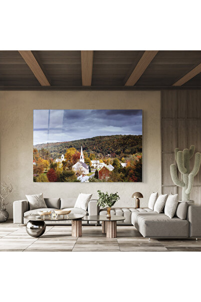 Arthub Glass Painting, Bedroom and Living Room, Autumn, Autumn Trees