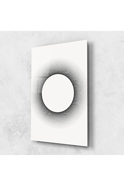 Arthub Tablou Sticla,Dormitor si Living, Geometrice, White Center