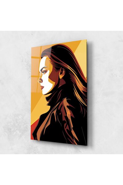 Arthub Glass Painting, Bedroom and Living Room, Pop, Graphical Pop Girl