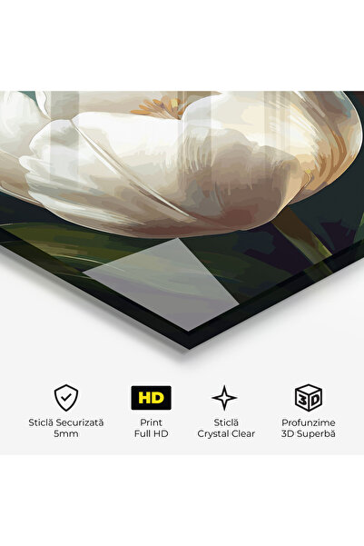 Arthub Glass Painting, Bedroom and Living Room, Tulips, Tulip Art