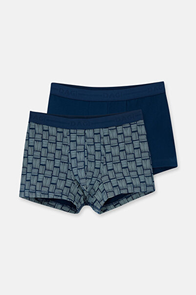 Dagi Βαμβακερό μπόξερ με μπλε ναυτικό σχέδιο