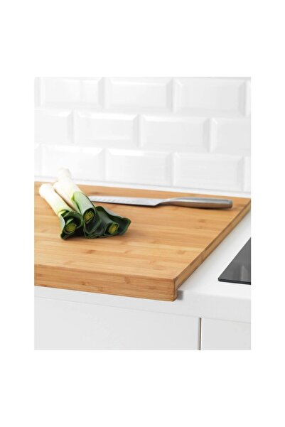 Kiesa Cutting Board with Bamboo Edge Decorative Countertop Accessory, Large Size Cutting Board