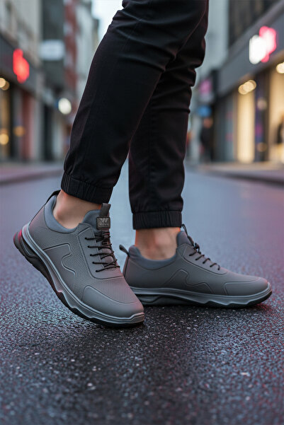 WALKWAY Smoked Rubber Laced Comfort Sole Lightweight Men's Sports Shoes Kaif 2323 m