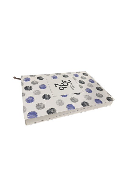 Limmy 2026 Agenda Spotted Abstract Patterned Daily Agenda A5 (15X21 cm) - Beige