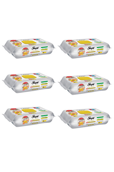 Sleepy PACHET PROMO - 6 x Șervețele umede de curățare bucătărie cu ulei de lă...