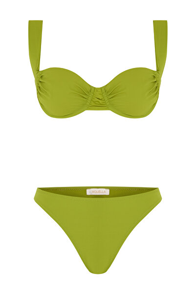 AQUELLA Μπικίνι με εσώρουχο λαδί πράσινο