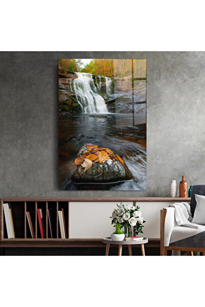 Arthub Glass Painting, Bedroom and Living Room, Forests, Forest Waterfall