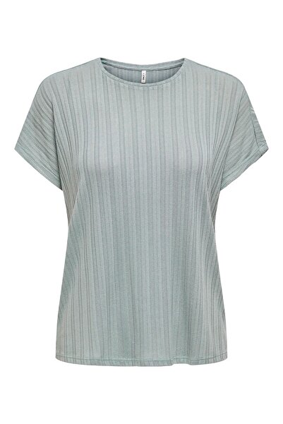 ONLY Onlirina S/S O-Neck Top Jrs Noos Women's Blue T-Shirt - 15349079