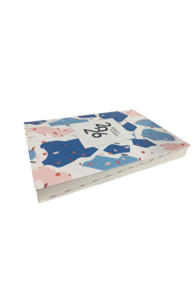 Limmy 2026 Agenda Pink-Blue Abstract Patterned Daily Agenda A5 (15X21 cm) - Assorted