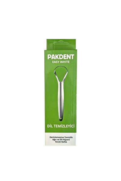 PAKDENT Easywhite Paslanmaz Çelik Dil Temizleyici