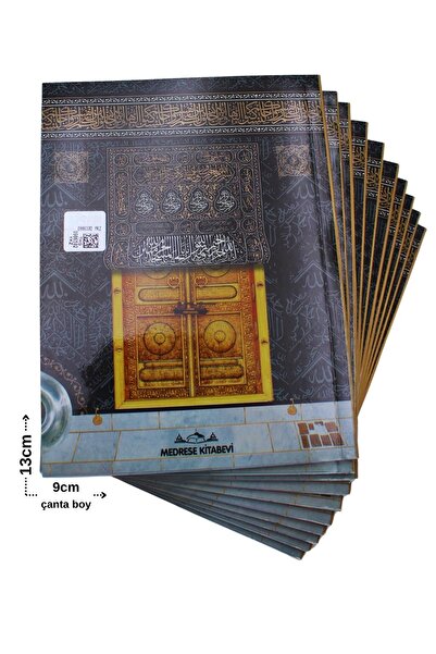Medrese Kitab Evi Hediyelik Ekonomik 10 Adet Yasin-i Şerif Kabe Siyah 80shf Ç...