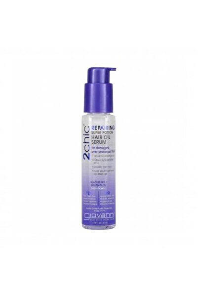 Giovanni سيروم زيت الشعر سوبر ريبير مع التوت الأسود وجوز الهند، 81 مل