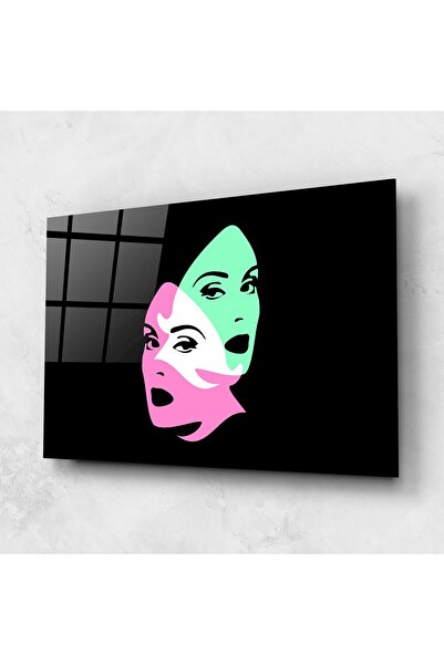 Arthub Glass Painting, Bedroom and Living Room, Collages, Exposure Portrait