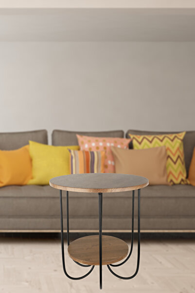 Begüsa Revano Sehpa Siyah Ceviz Ahşap