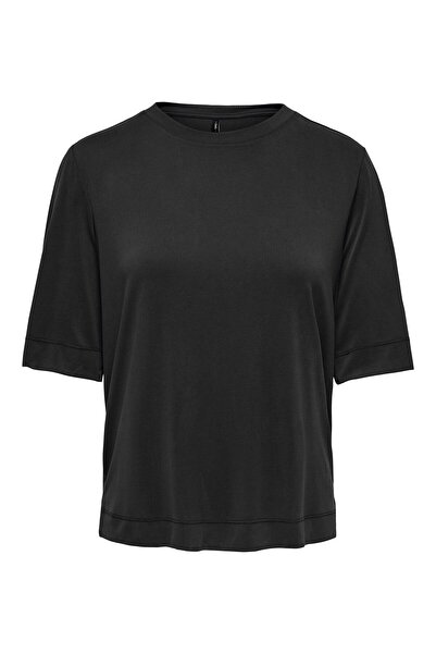ONLY Onlhannah S/S O-Neck Top Black Women's Short Sleeve T-Shirt