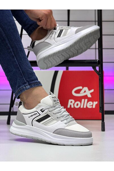 homiro Pantofi sport Anorak Fuspetli pentru bărbați - White Ice