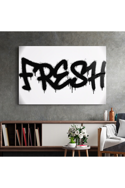 Arthub Glass Painting, Bedroom and Living Room, Graffiti, Fresh Spray