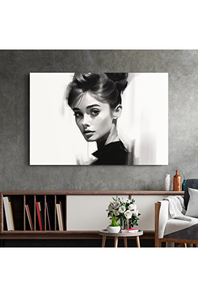 Arthub Glass Painting, Bedroom and Living Room, Portraits, Hepburn Portrait