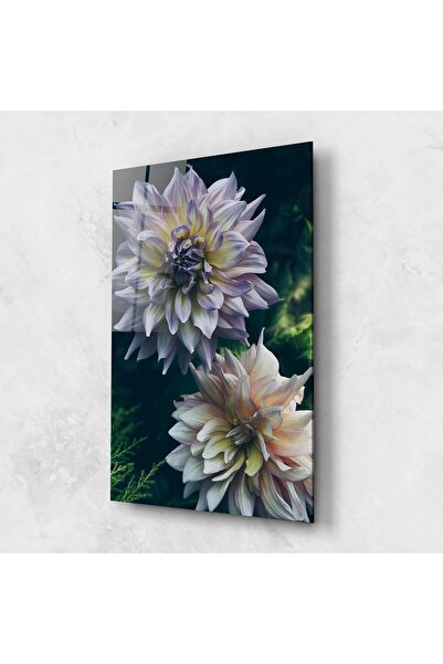 Arthub Tablou Sticla,Dormitor si Living, Flori Exotice, Dahlia Flowers