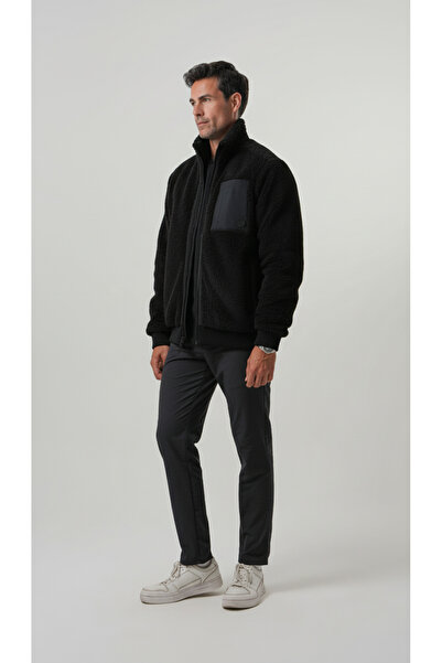 PIQUE ΑΝΔΡΙΚΟ ΠΑΛΤΟ Λούτρινο ανδρικό παλτό