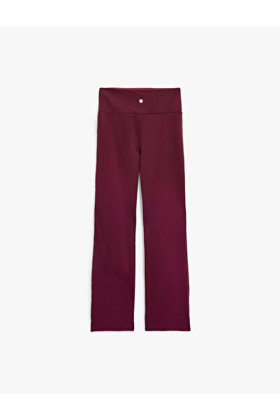 Koton Slim Fit Normal Bel Flared Sports Leggings