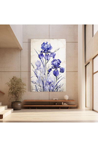 Arthub Tablou Sticla,Dormitor si Living, Iris, Irises Painting