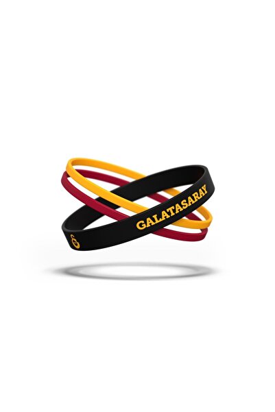 Galatasaray Original Licensed Black Turtleneck Sweat Bracelet Set Gift Wooden Box