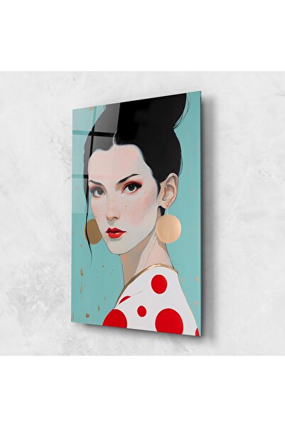 Arthub Tablou Sticla,Dormitor si Living, Porterete, Asian Style Portrait