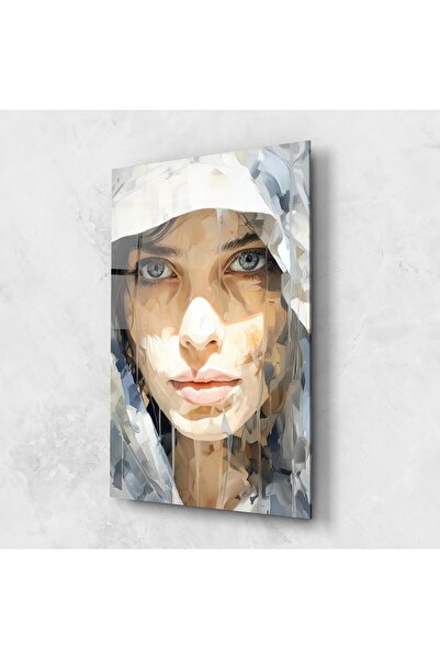 Arthub Tablou Sticla,Dormitor si Living, Porterete, Close Up Portrait