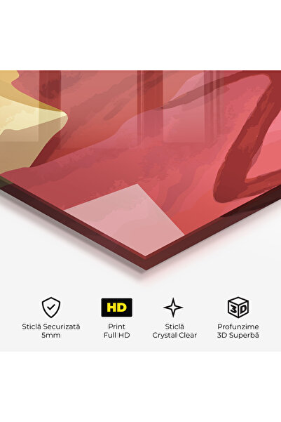 Arthub Glass Painting, Bedroom and Living Room, Sunset, Mars Dune