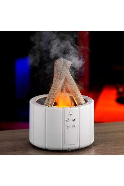 NEONI Bonfire Humidifier 250ML with Remote Control, Silent Flame Diffuser