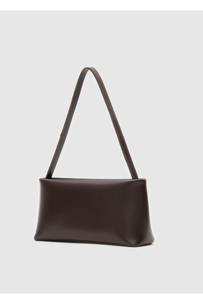 OEM LALİN KAHVE EL OMUZ ÇANTASI