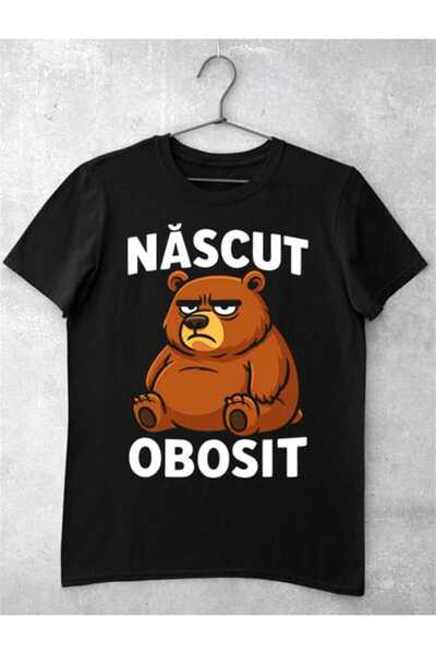 GRIZZLY SHOP.RO Tricou Femei Născut Obosit